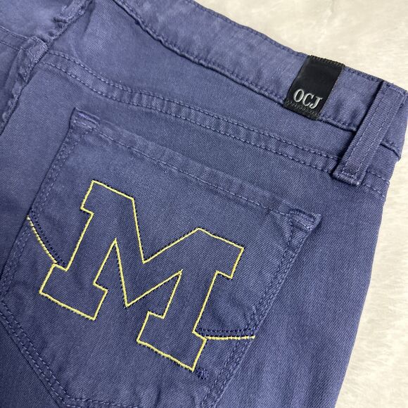 Michigan Wolverines OCJ Blue Women's Skinny Jeans Pants Size 27 College Football - Picture 2 of 12